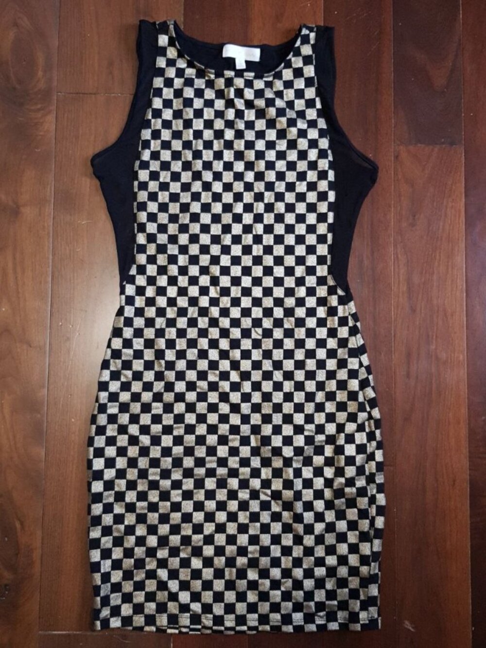 Nicki Minaj Checkered Dress